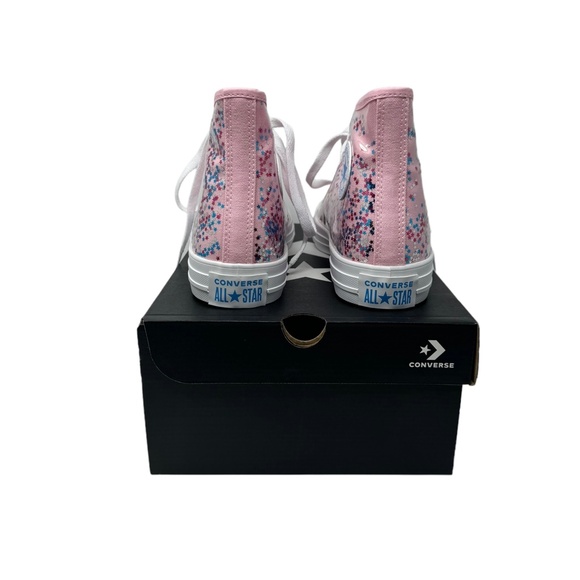 Converse Chuck Taylor Confetti High Top Casual Shoes Kids Women's Shoes A02928C - Picture 4 of 7